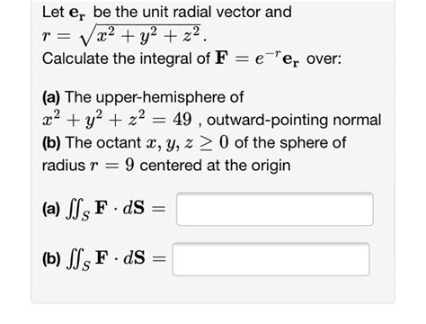 Image result for Radial Unit Vector Equation