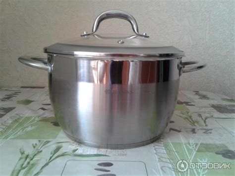 Отзыв о Кастрюля с крышкой Daniks | Компактная с трехслойным дном кастрюля.