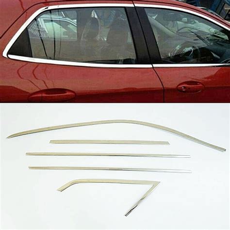 Maruti Suzuki Vitara Brezza Full Window Chrome Garnish Trims (Set Of ...