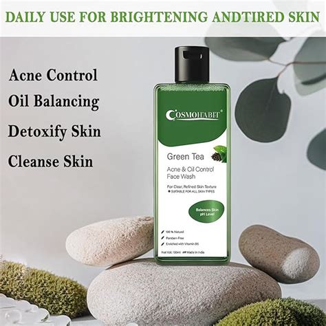 Green Tea Facewash | Fighting Acne & Balancing Oil Production – Cosmohabit®