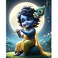HD Beautiful Krishna God Wall Poster for Pooja Room, Sport, Kids Room ...