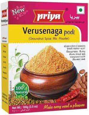 Priya Groundnut Powder/Verusenga Podi - 100g (Pack of 4) - I Total ...