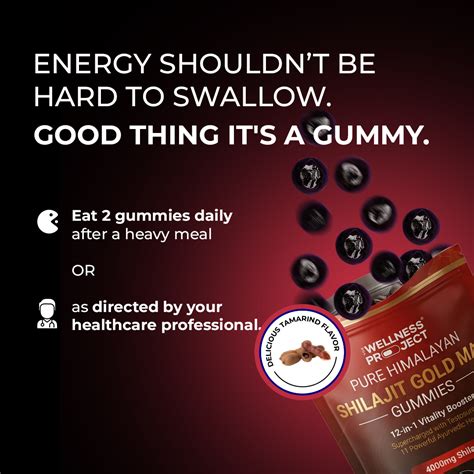 12-in-1 Pure Himalayan Shilajit Gold Max Gummies – The Wellness Project ...