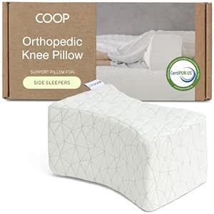 Coop Home Goods - Adjustable Memory Foam Knee Pillow - Perfect for side ...