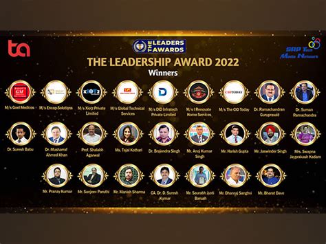 SRP Tech Media Network organized 'The Leadership Award 2022 - Virtual ...
