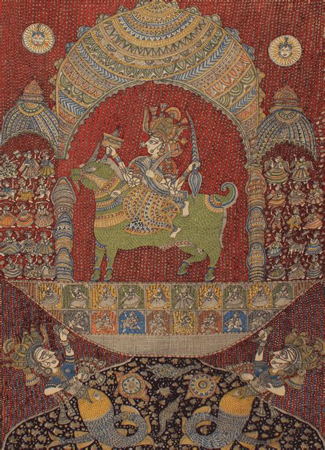 Buy Vahanvati Mata Di Mata Ni Pachedi | Indian Wall Art Paintings