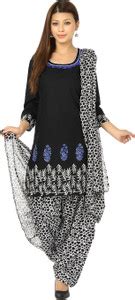 10 Star Women Kurti Patiala Set - Buy White, Black 10 Star Women Kurti ...