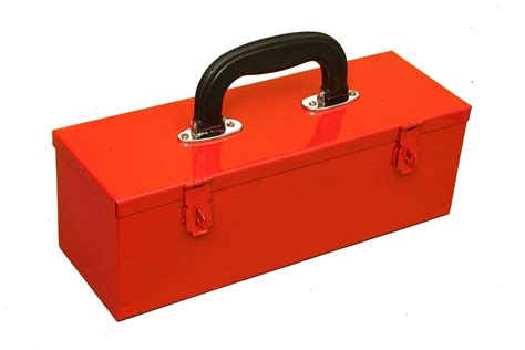 Pahal Metal Tool Box Empty, Durable, Multipupose 12X4X4.5 Inches, Red ...