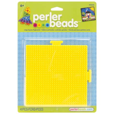 Buy Perler Bead Pegboards 5-1/2-Inch-by-5-1/2-Inch, 2-Pack, Square ...