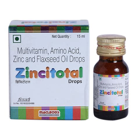 Zincitotal Drops 15ml Price, Uses, Side Effects, Composition - Apollo ...