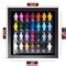 12x12 Wood Shadow Box Display Case Frame for Block Figures | Holds up ...