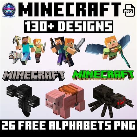 Buy 130+ Mine PNG Bundle, Gaming PNG Bundle, Gaming Clipart, Gift for ...