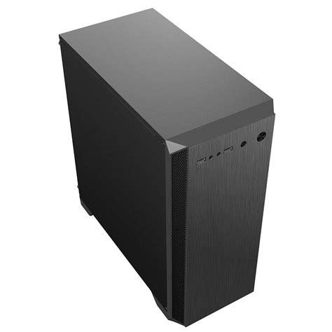 CiT Serenity Silent PC Case, Mid-Tower M/ATX, EPDM Sound Dampening ...