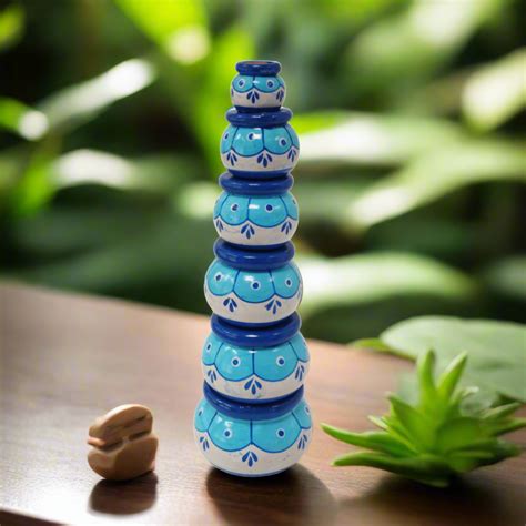 Wooden Stacking Pot Set-6(Random colour and design will be send) – Kids ...