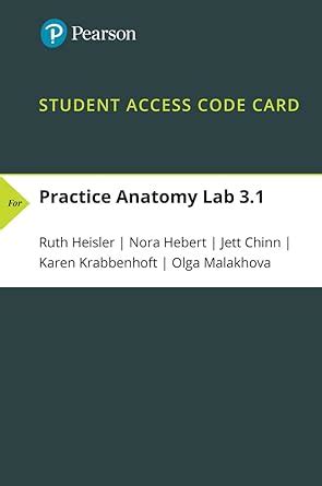 Buy Website Access Code Card for Practice Anatomy Lab 3.1 Lab Guide ...