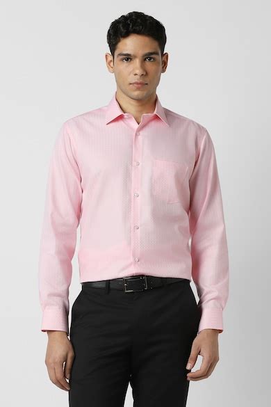 Van Heusen Formal Shirts, Van Heusen Pink Shirt for Men at ...