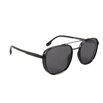 Buy Voyage UV Protected & Polarized Black Wayfarer Sunglasses for Men ...