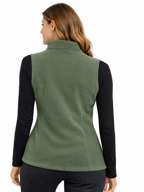 Soul Armor Solid Warm Fleece Sleeveless Womens Winter Jacket
