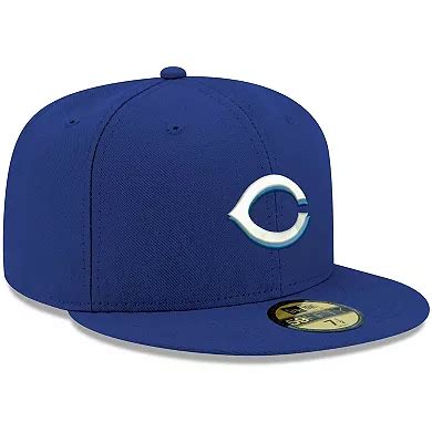 Men's New Era Royal Cincinnati Reds White Logo 59FIFTY Fitted Hat