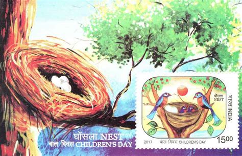 India Children's Day Miniature Sheet With Stamp – Banknotecoinstamp