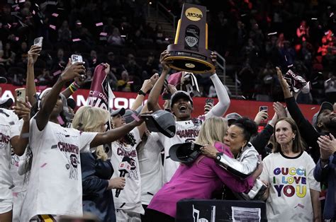 South Carolina defeats Iowa to win the women’s NCAA basketball ...