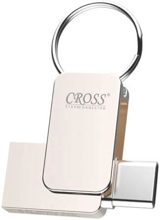 Cross Type-C OTG Pendrive Pen Drive with Metal Body-Silver 64 gb ...