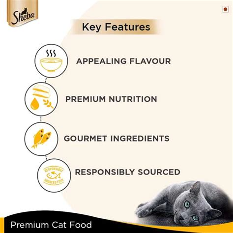 Sheba Premium Wet Food Gravy Tin For Cats - Succulent Chicken Breast I ...