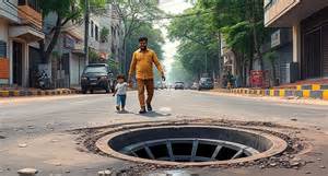 Thane: 2-Year-Old Boy Injured After Falling 20 Feet Into Open Sewer Chamber