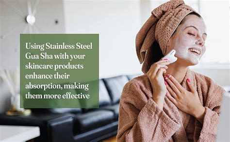 Homeda Stainless Steel Gua Sha for Face, Guasha Stone for Face Massage ...