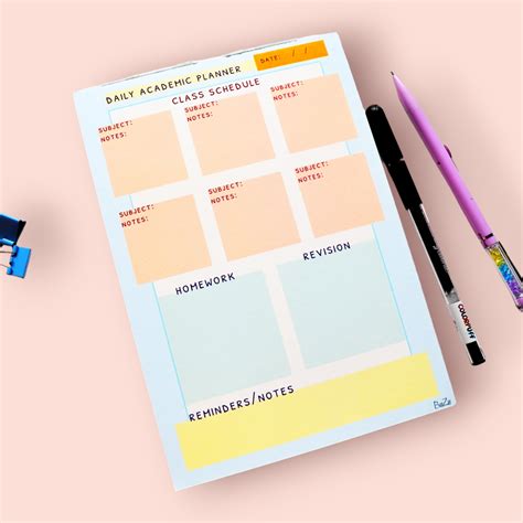 Academic Planner Pad – BuZu designs