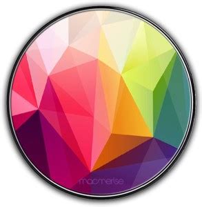 macmerise Crystal Art - Qi Compatible Pro Wireless Charger Charging Pad ...