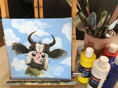Moo & Brush: Morning Tea Painting Class - Cow Edition, Toogoolawah ...