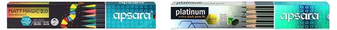 Apsara Matt Magic Pencil 2.0 [Pack of 10] Platinum Extra Dark Pencils ...