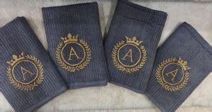 Abundance - Premium Monogram Laurel Towel Set Supplier from Gurugram