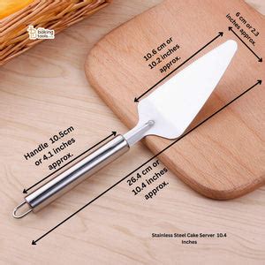 Stainless Steel Cake Server – Dual Cutter & Lifte