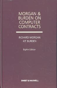 Aditya Books | Morgan and Burden on Computer Contracts, 8th ...