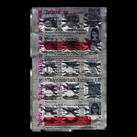 TELISTA 20MG TABLET 15'S Price, Uses, Side Effects & Substitutes | Medkart