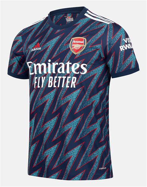 adidas Adult Arsenal 21/22 Third Jersey - Blue | Life Style Sports EU