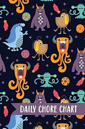 Buy Daily Chore Chart: Funny Monsters Kids Weekly Checklist Task Family ...