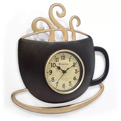 Westclox Coffee Mug Wall Clock