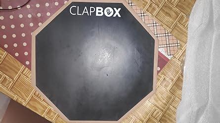 Clapbox Drum Practice Pad - 12 inches, Black (Practice pad only ...
