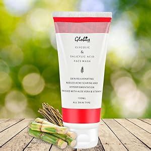 Globus Naturals Pimple Clear Glycolic & Salicylic Acid Face Wash (100ml ...