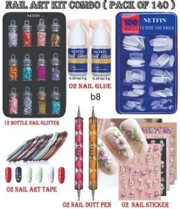NETFIN Complete Professional Nail Art Kit b8 - Price in India, Buy ...