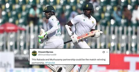 Fans go wild as Senuran Muthusamy and Kagiso Rabada power South Africa ...