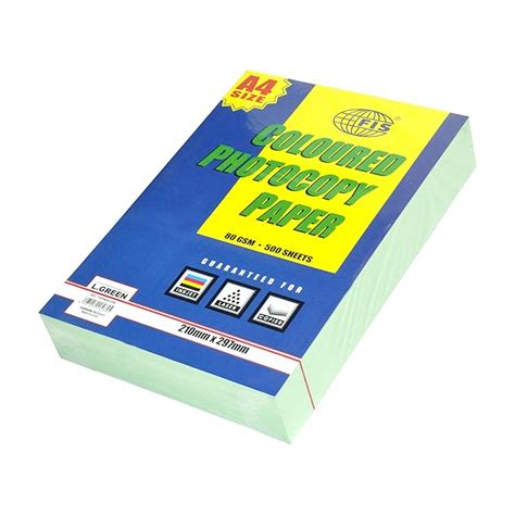 FIS Pastel Color Photocopy Paper, 500 Sheets, 80 gsm, Pastel Light ...