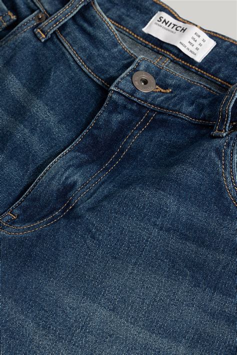 Buy Mens Rifter Aegean Blue Slim Fit Jeans Online | Snitch – SNITCH