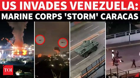 'US Marines have arrived': Venezuelans scream as Trump's troops storm ...