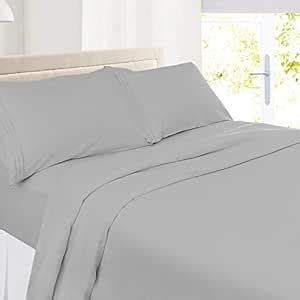 Buy Toro Blu 400TC 100% Cotton Elastic Fitted Bedsheet with 2 Pillow ...