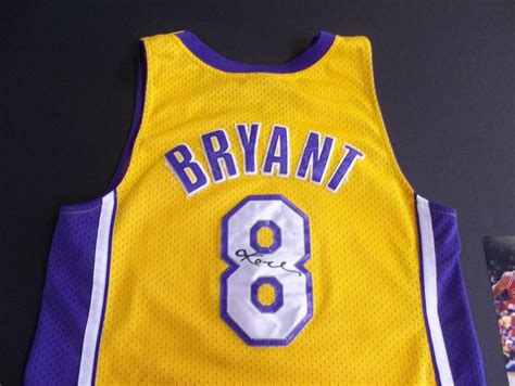 KOBE BRYANT SIGNED YOUTH LAKERS JERSEY #8 AUTOGRAPHED | #1850421075