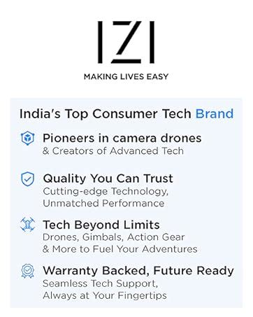 IZI ONE Plus 5K 48MP Action Camera - 6-Axis Gyro Stabilization, 110ft ...